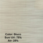Sample Screen Color Stucco - UV 75% - Air 25%