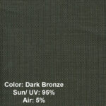 Sample Screen Color Dark Bronze - UV 95% - Air 5%