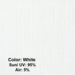 Sample Screen Color White - UV 95% - Air 5%