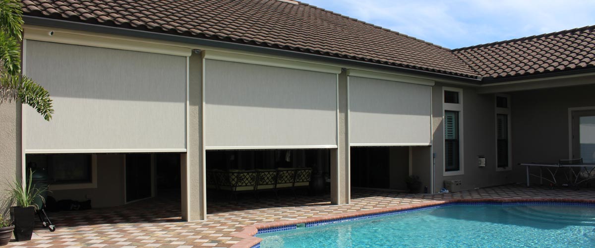 Motorized Sun Screens for your outdoor patio